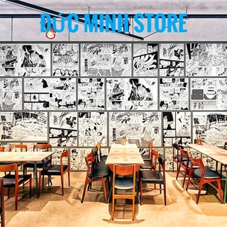   MANGA WALL  Giấy manga anime dán tường có keo sẵn One Piece Tokyo Revengers Jujutsu Kaisen Kimetsu no Yaiba Naruto 