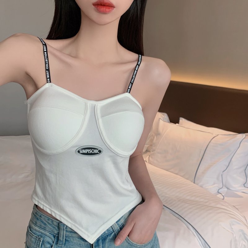 DUNEA Áo Hai Dây Trễ Vai Thiết Kế Quyến Rũ Thời Trang Cho Nữ