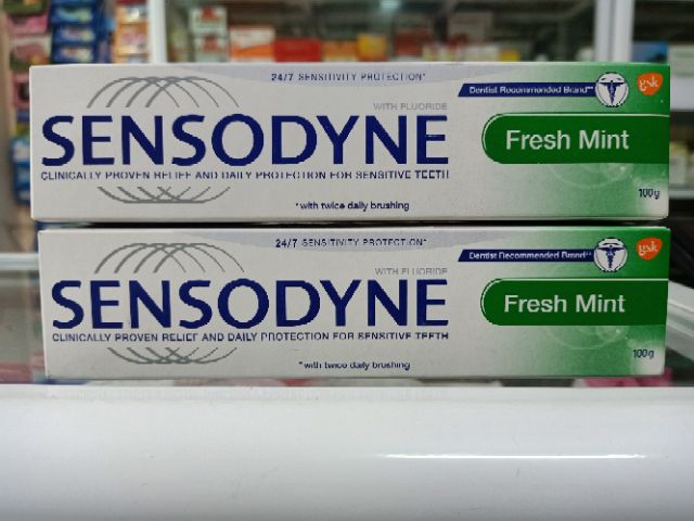 Kem đánh răng Sensodyne fresh mint & cool gel 100g