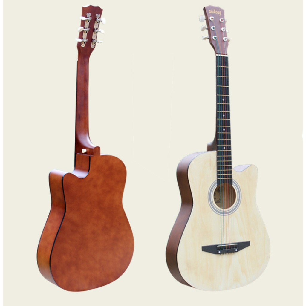 Đàn Guitar Acoustic Thùng Dáng Khuyết Woim GU06 Gỗ Hồng Đào