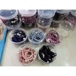 Hộp chun cột tóc 12 món.hộp 12 dây nơ chun buộc tóc các mẫu siêu yêu.💞freeship💞 toàn quốc💞