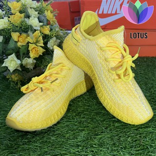 [Sock Kiếm 5*] Giày Sneaker Thể Thao Nữ viền lưới cao cấp. Màu Vàng