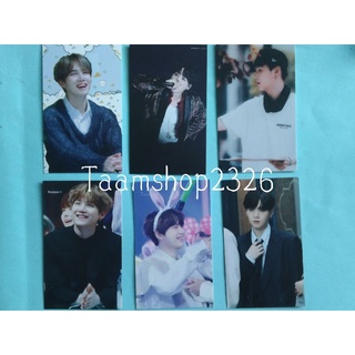 Card 2 mặt in hình min yoongi - suga bts
