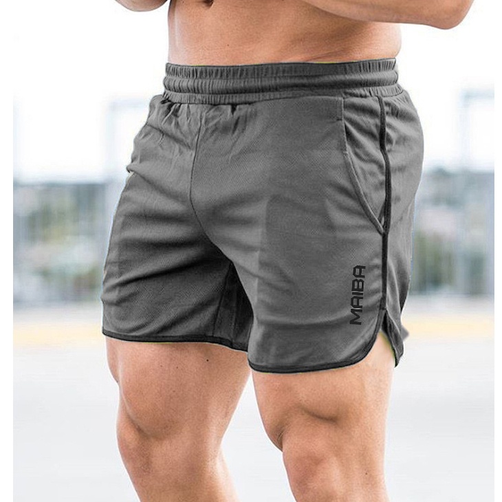 Quần short thể thao nam  thoải mái thoáng khí chạy bộ mát mẻ vải  tập thể dục nhanh khô quần bóng rổ    cỡ lớn  ngoài trời   huấn luyện  hút mồ hôi