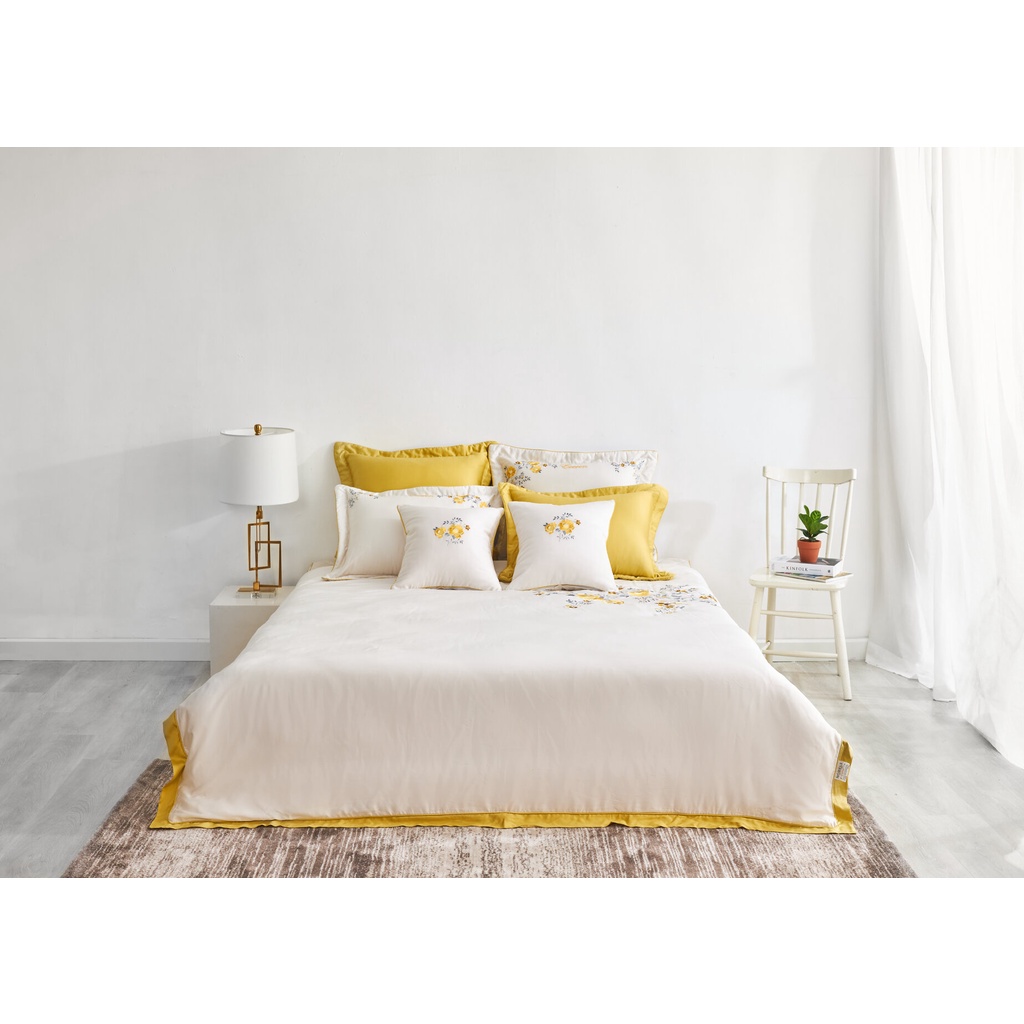 Bộ 4 mùa EVERON est 21035 gồm: 01 Ga phủ + 01 Chăn bốn mùa 200*220 + 02 Vỏ gối 45*65