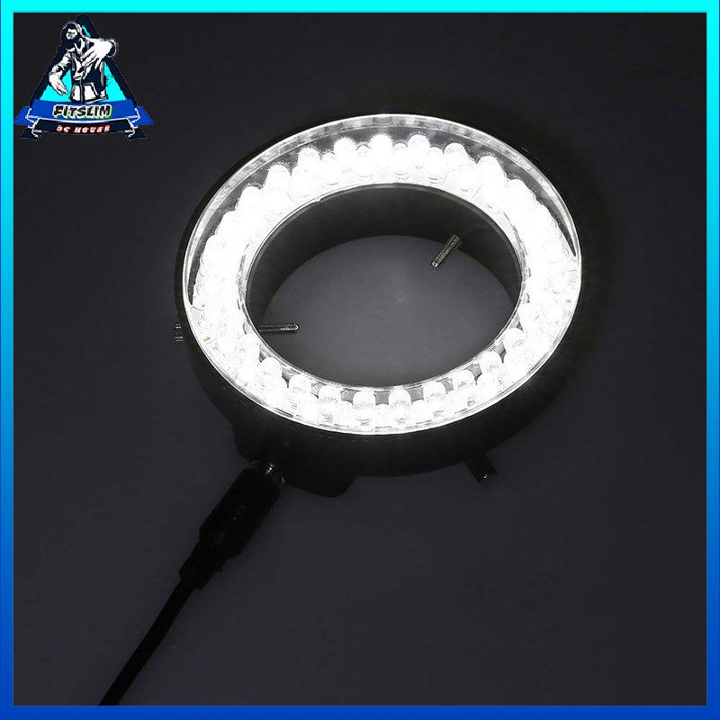 [Fitslim] Adjustable 56 LED Ring Light Illuminator Lamp for Industry Stereo Microscope
