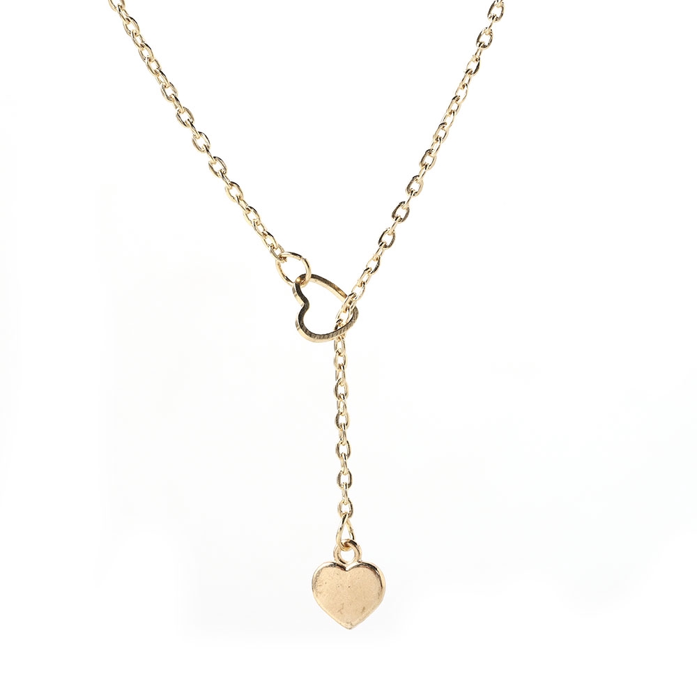 Dây Chuyền Choker Nhiều Lớp Mặt Hình Trái Tim Thời Trang Cho Nữ