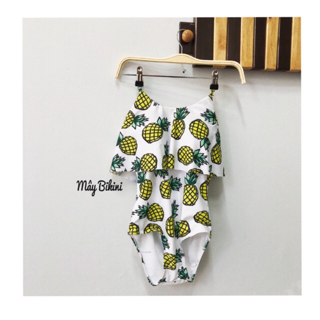 Monokini dứa đan lưng