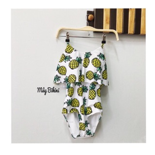 Monokini dứa đan lưng