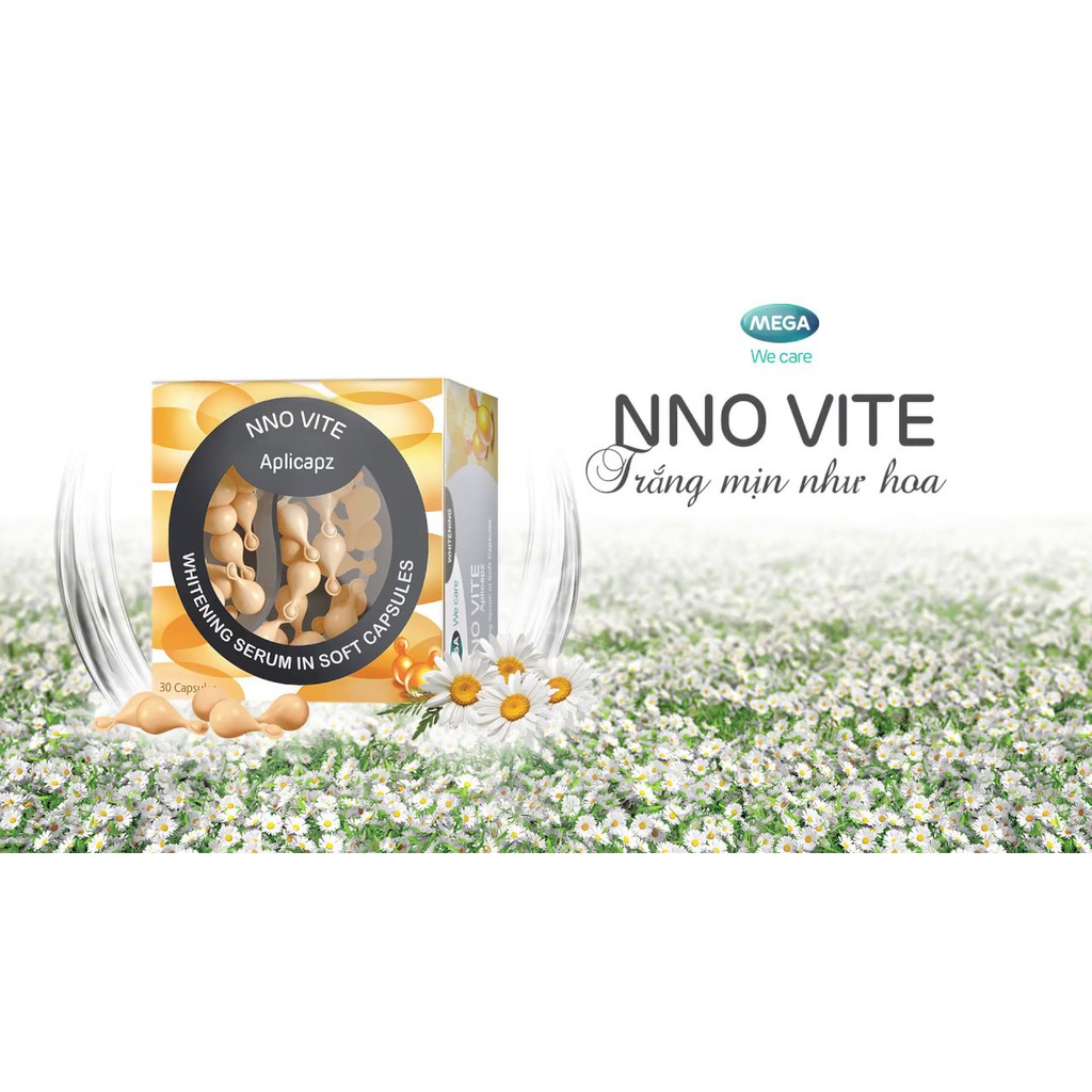 VIÊN VITAMIN NNO VITE 30v  - Da trắng và sáng màu, dưỡng sâu bên trong