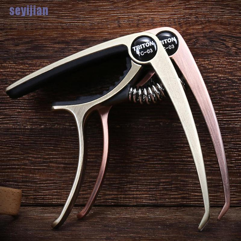 Kẹp Capo Có Lò Xo Thay Đổi Nhanh Chóng Cho Đàn Guitar Điện / Bass