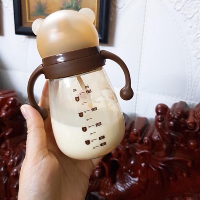 Bình gấu bestborn 270 ml-180ml( tặng kèm bộ cọ)