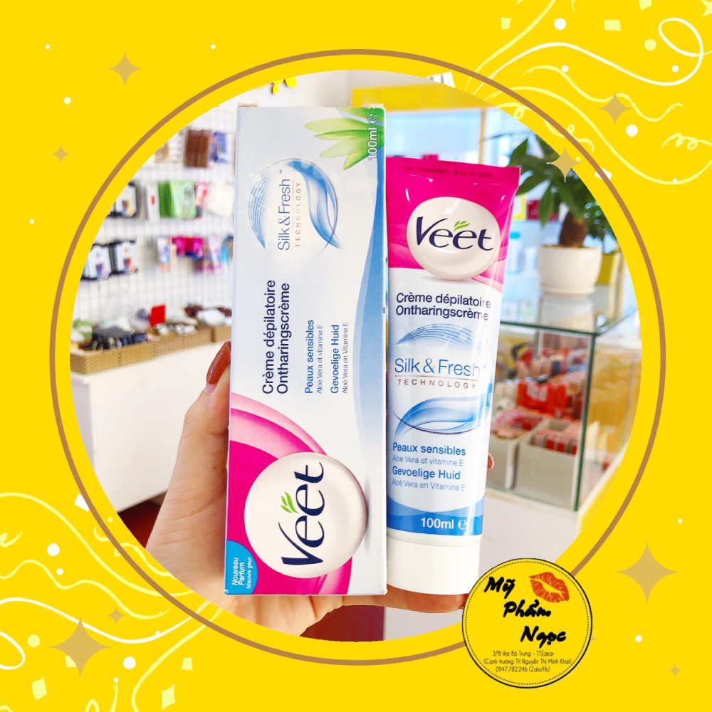 Kem Tẩy Lông Veet Pháp 100ml – Xanh Dương