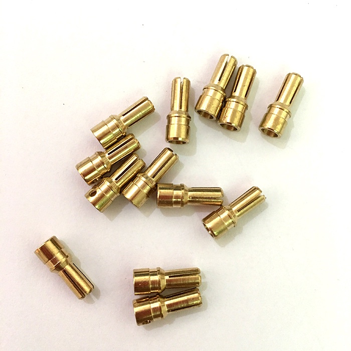 Jack / Giắc bắp chuối 2.0mm, 3.0mm 3.5mm, 4mm, 5mm, 5.5mm, 6mm, 6.5mm, 8mm cho tàu, xe, máy bay điều khiển từ xa