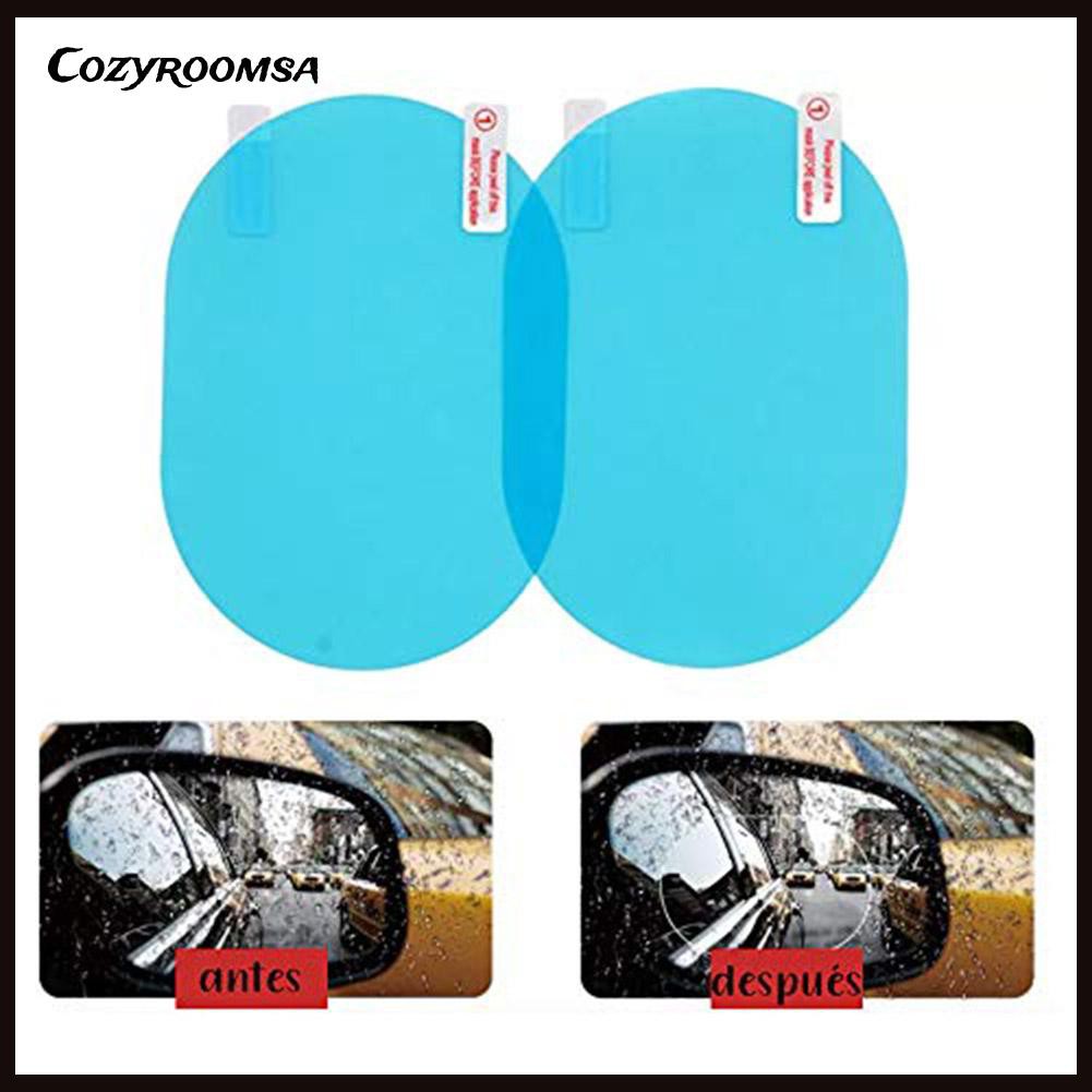 Set 2 miếng dán kính chiếu hậu chống thấm nước tiện dụng cho xe hơi