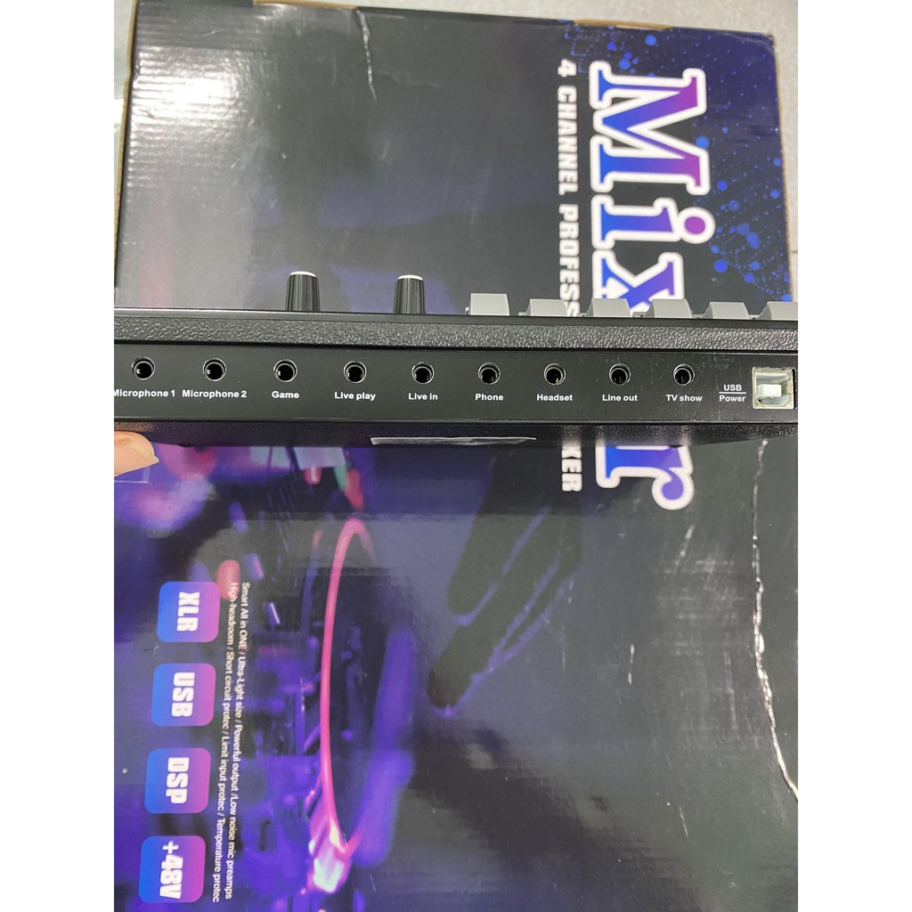 Trọn Bộ Sound Card H9 Mic ALC290 . Hát Livestream , Karaoke , Thu Âm , Dễ Dàng Lắp Đặt . Bảo Hành Lên Đến 12 Tháng