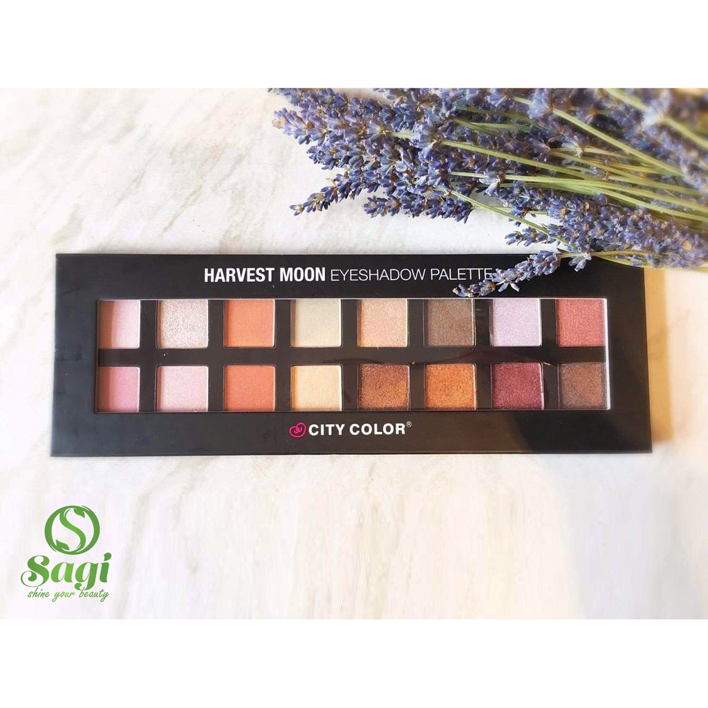 BẢNG PHẤN MẮT 16 Ô CITY COLOR HARVEST MOON EYESHADOW PALETTE