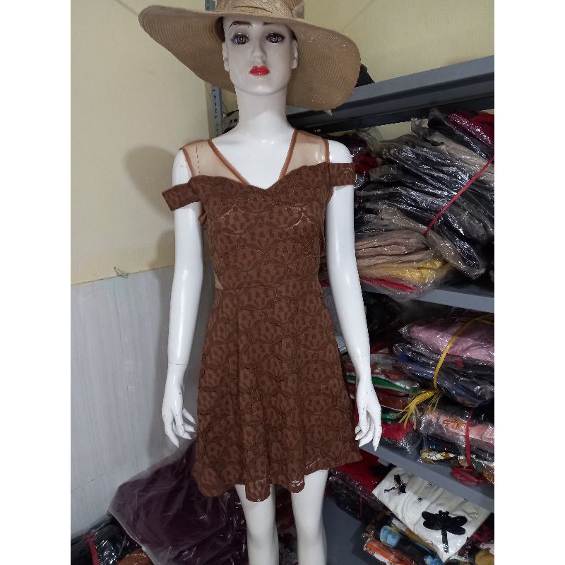 Sale Hàng Nhập Đầm Xòe Ren Hoa