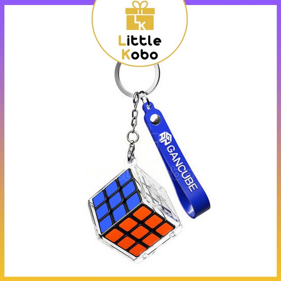 Móc Khóa Rubik Gan328 Rubik Gan 328 3x3 Stickerless Rubic 3 Tầng Đồ Chơi Trí Tuệ