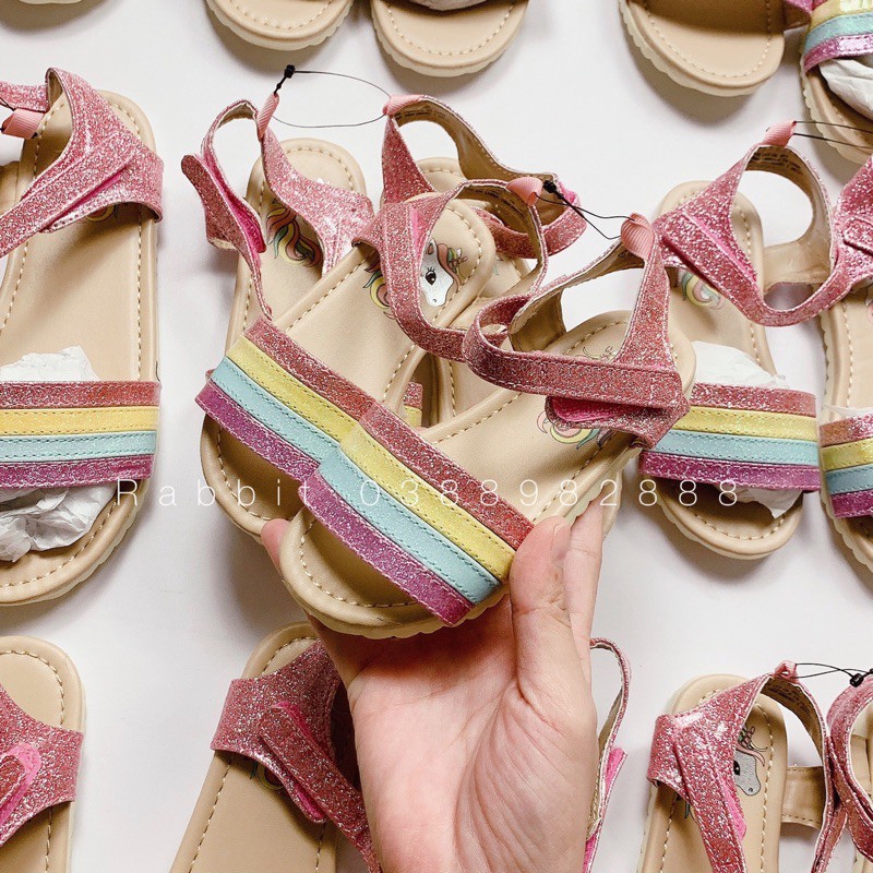 Sandal Pony nhũ lấp lánh - RABBITSHOP