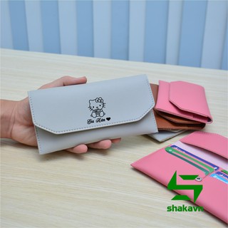 Bóp Ví Nữ Khắc Tên, Ví Khắc Hình 12 Con Giáp Năm Tuổi, Kiểu Ví Dài Cầm Tay Thời Trang (màu xám)