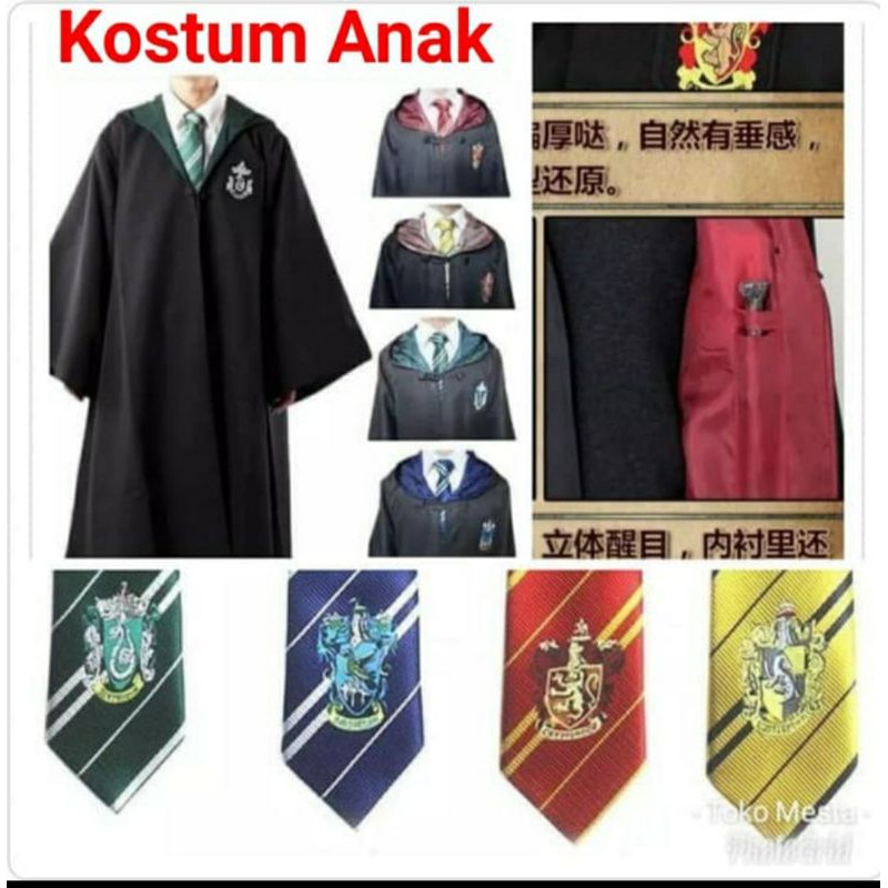 Áo Choàng Hóa Trang Nhân Vật Hogwarts Trong Phim Harry Potter