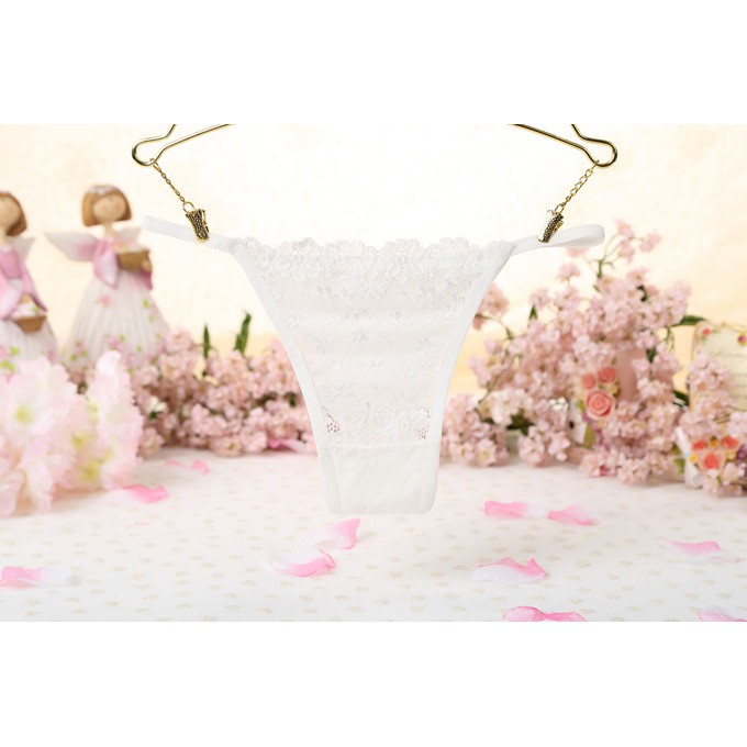 Quần lót nữ cotton ren sexy, dây quyến rũ đẹp Q03