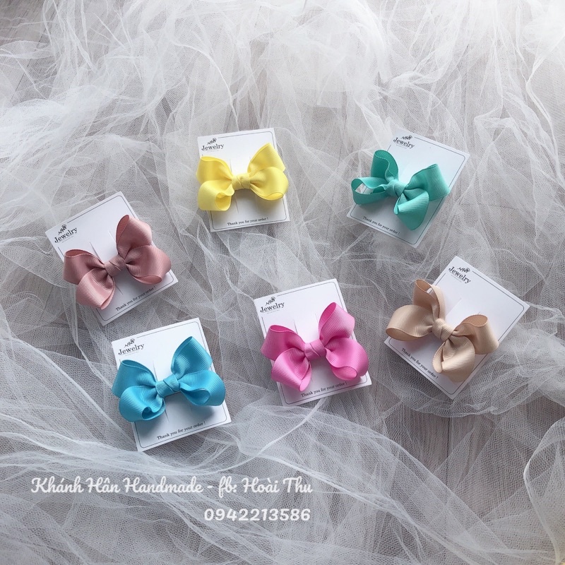 Lẻ 1 chiếc kẹp tóc dành cho bé gái ( link 2/5 - ảnh thật KH handmade )