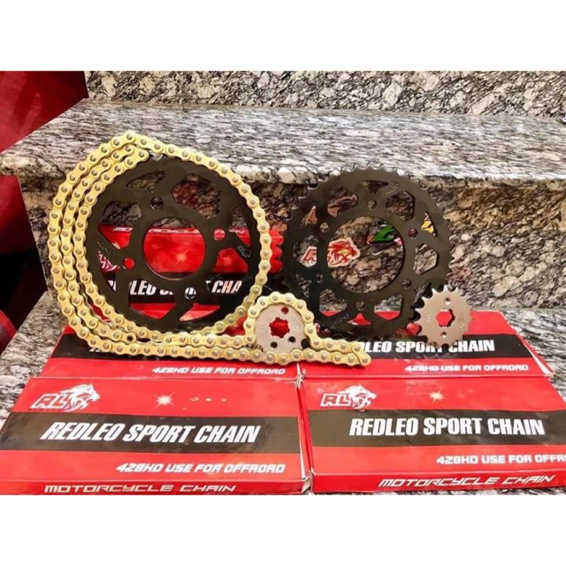 Nhông Sên Đĩa Redleo chính hãng cho Ex135/ Ex150/ Winner/ Sonic/ Raider/ Satria/ Sirius/ Wave...