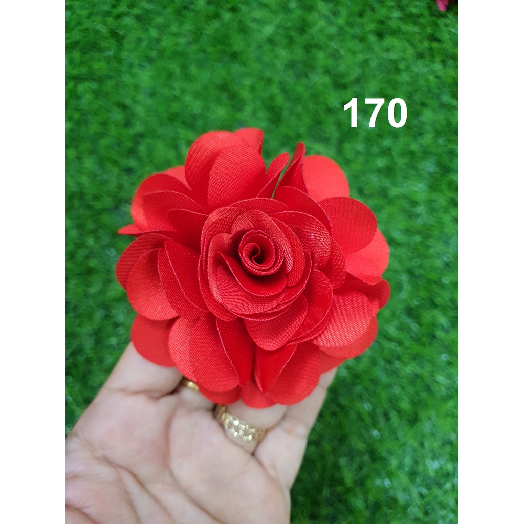 SALE GIÁ GỐC HOA HỒNG VẢI PHI LỤA 8cm