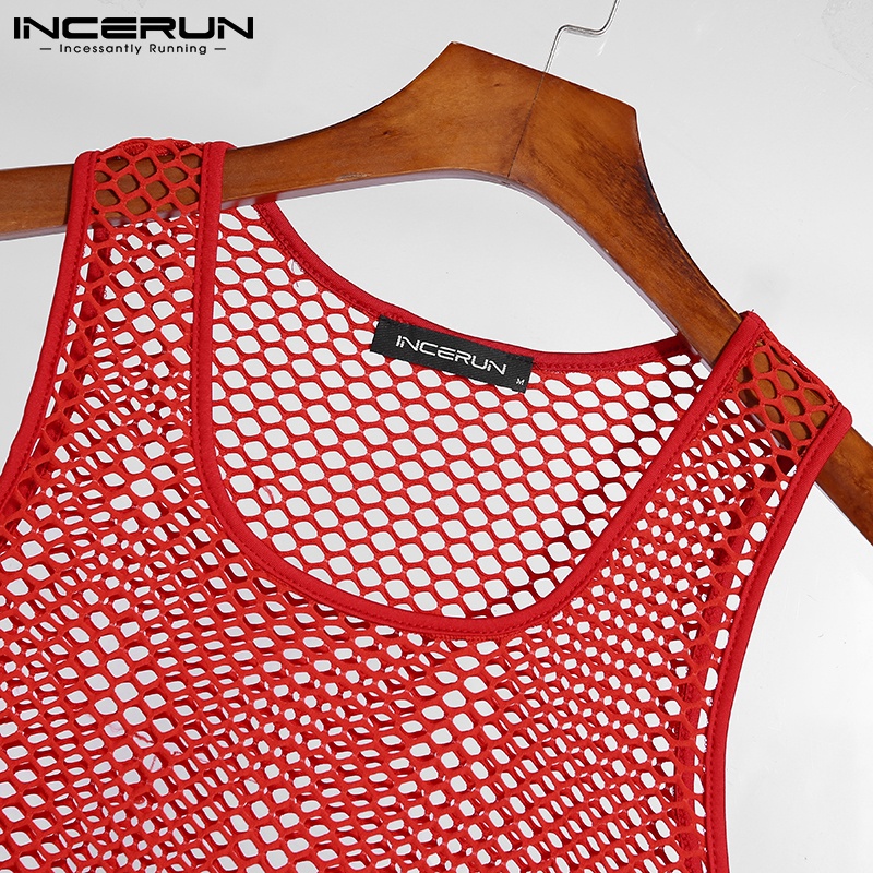 Áo thun INCERUN không tay sành điệu thời trang