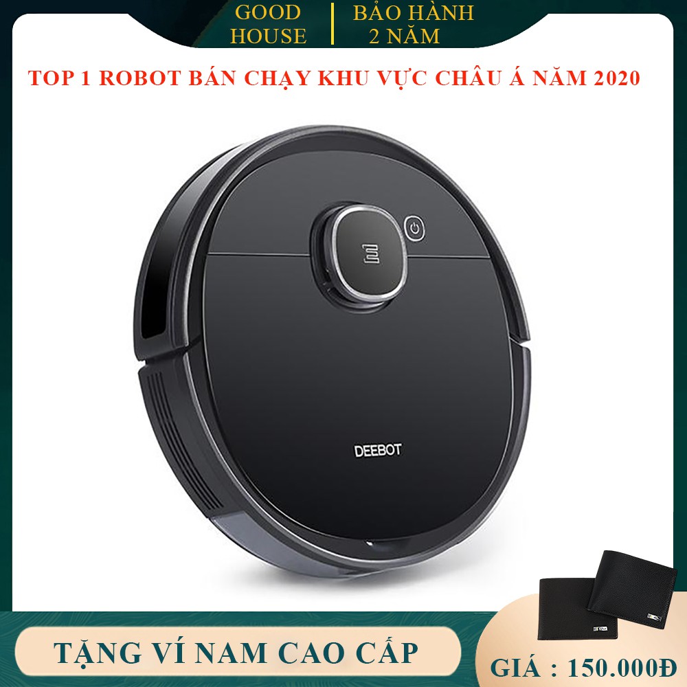 Robot hút bụi lau nhà Ecovas T5 Hero. Hàng mới Full Box. Bảo hành 2 năm, 7 ngày lỗi đổi mới.
