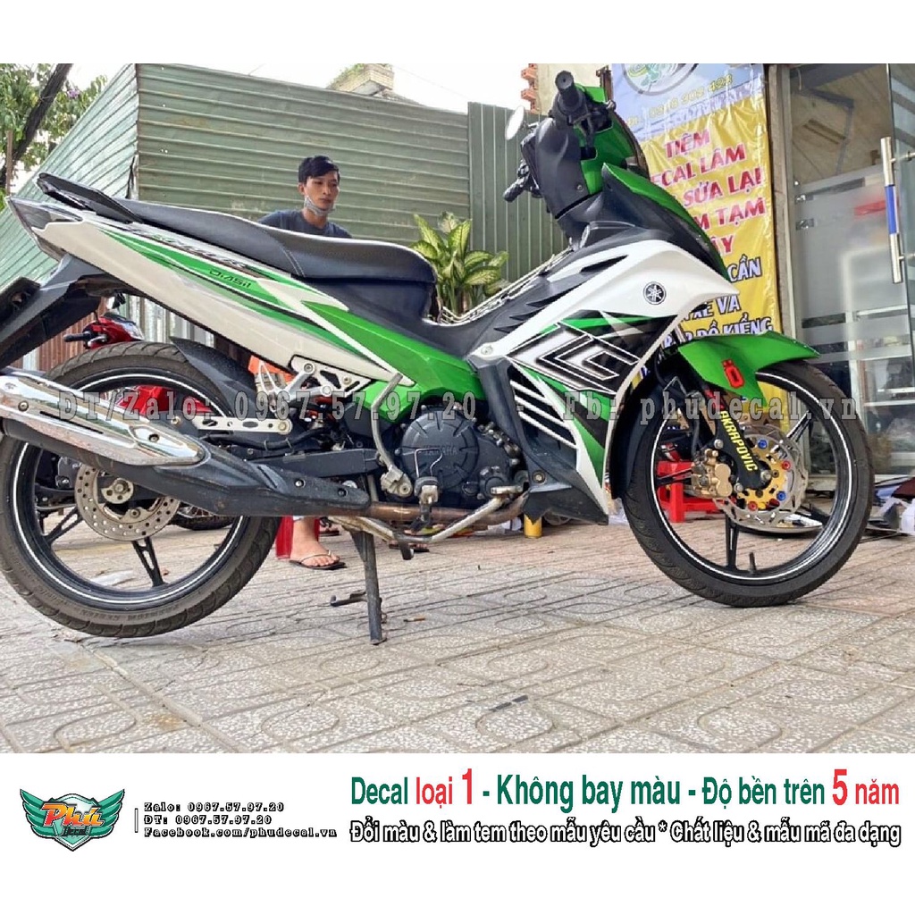Tem rời Ex 135 LC trắng xanh (Z)
