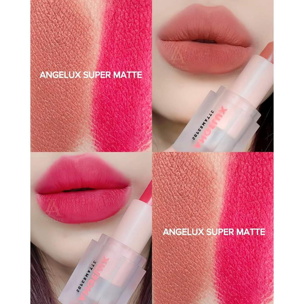 Son THỎI SÁP ANGELUX 2023 NEW, chất nhung mịn lì hottrend