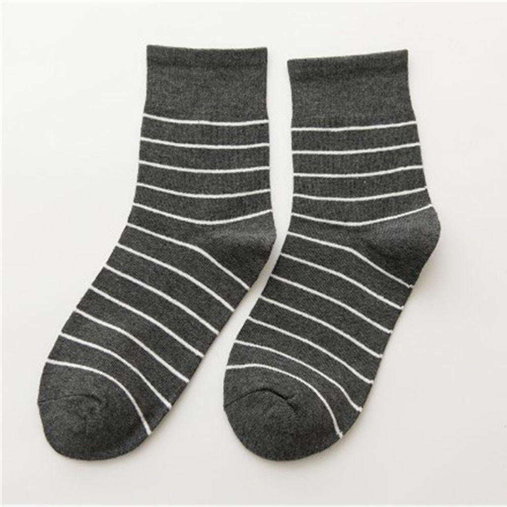 Vớ Cổ Cao Họa Tiết Kẻ Sọc Trắng Ngọt Ngào Dễ Thương Cho Nữ