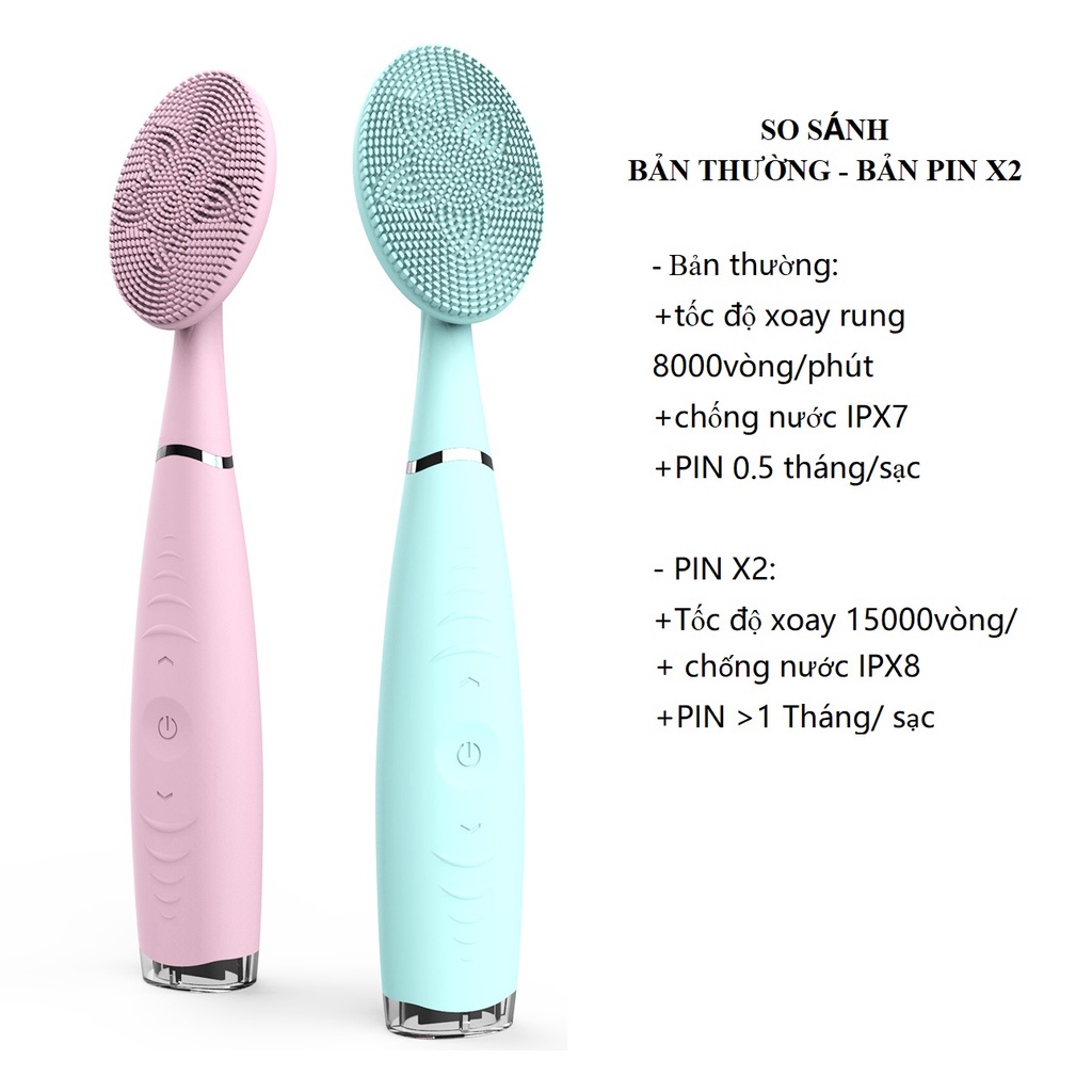 Máy rửa mặt chính hãng CEEKAY  mini có thể massage mặt - kiểu máy chăm sóc da mặt
