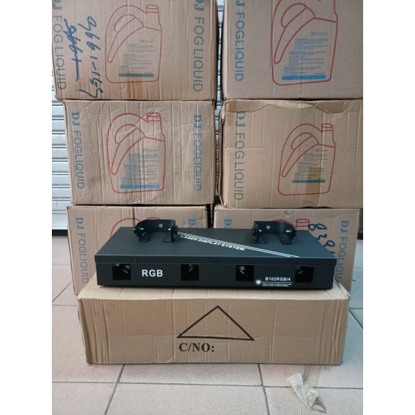 Đèn sân khấu Laser 4 cửa 7 mầu