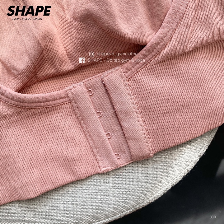 Áo bra thể thao tập gym yoga không gọng, đệm chắc chắn thoải mái co dãn tốt Misshine [B369]