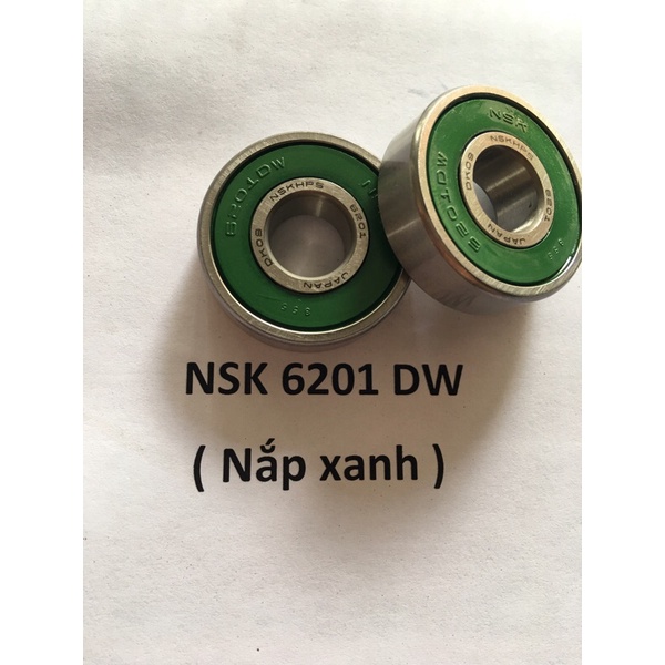 Vòng bi, bạc đạn NSK 6201 DW sử dụng cho xe máy