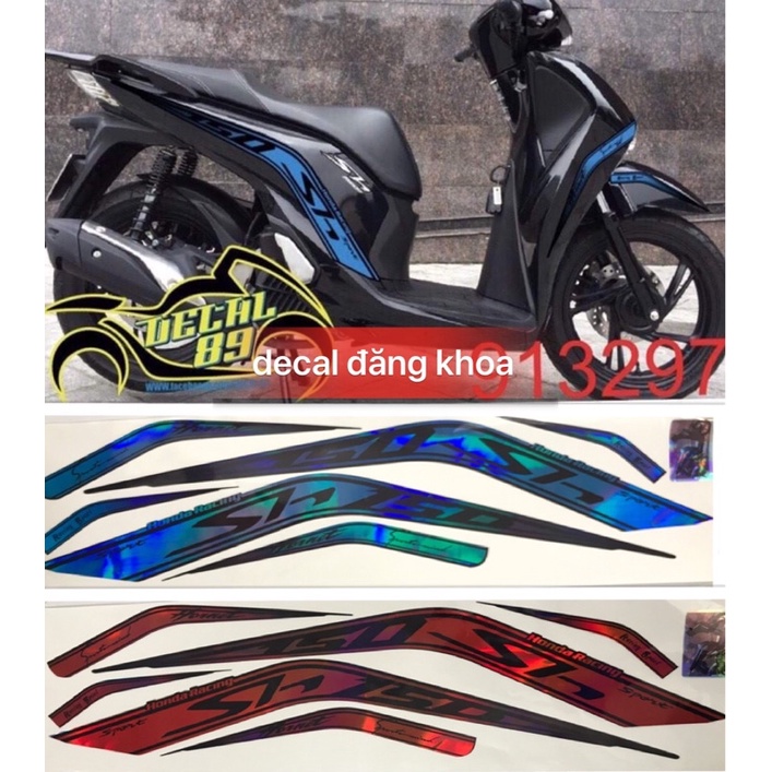 Tem CROM 7màu cho xe SH(2017-2019) mẫu mới siêu đẹp