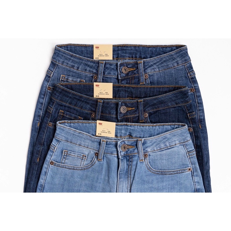 Quần Jean nữ skinny Levis cào, vnxk