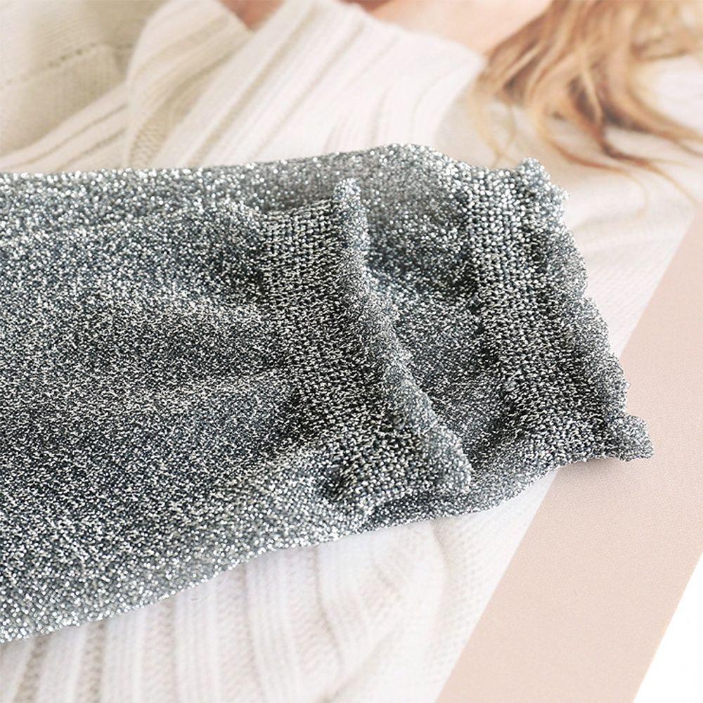 Vớ Mắt Cá Thoải Mái Đính Kim Tuyến Lấp Lánh Hợp Thời Trang Cho Nữ