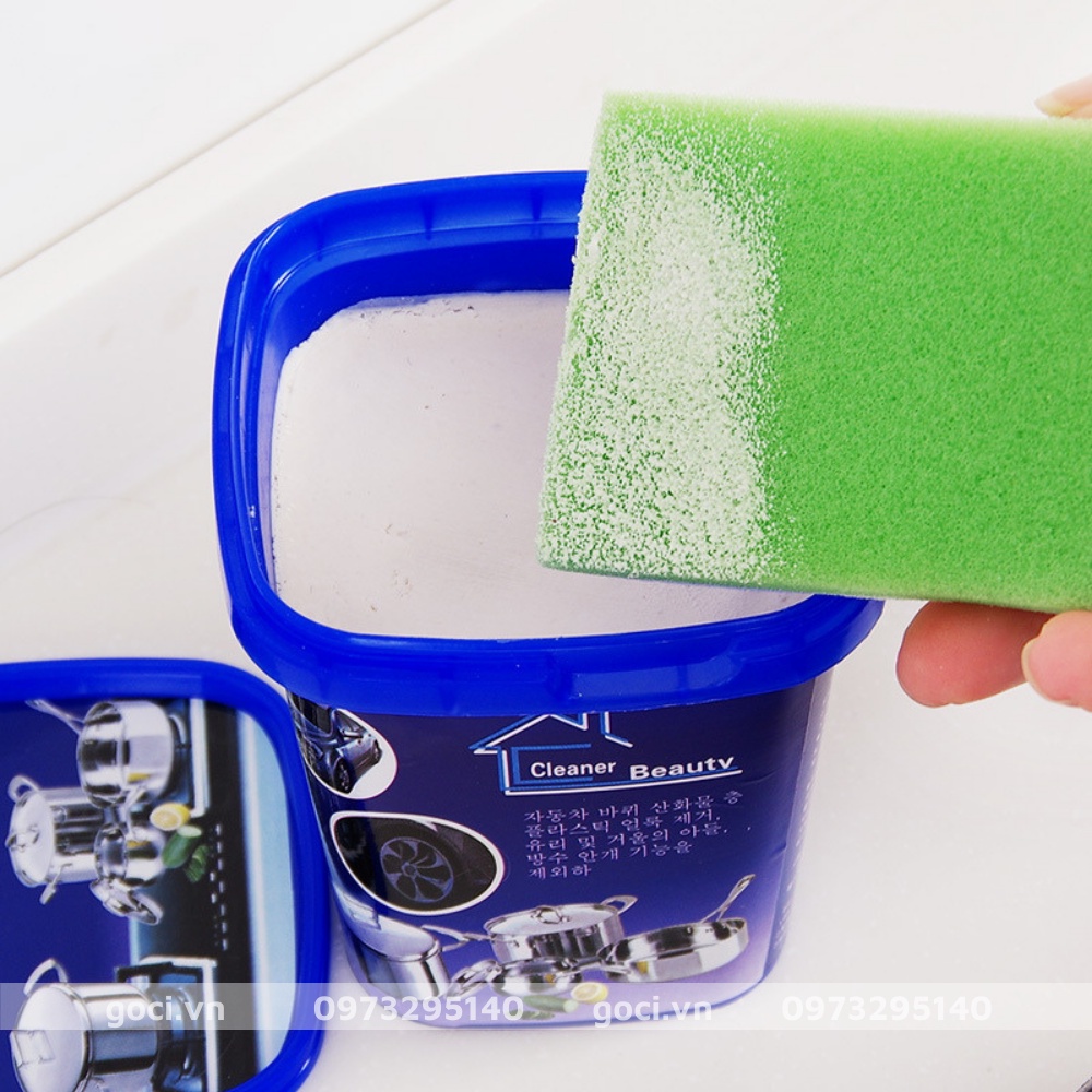 Bột tẩy trắng làm sạch xoong nồi chảo sàn nhà tắm nhà bếp đa năng cao cấp an toàn cho gia đình