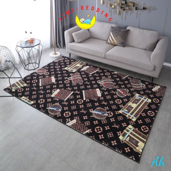 Thảm trải sàn phòng khách lông cừu sang trọng, ấm áp kích thước 1,6mx2,3m - Thảm panama– Timibedding