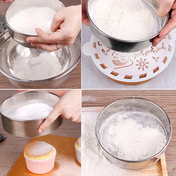 Dụng cụ lọc bột bằng inox Hàng Nhật Chính Hãng