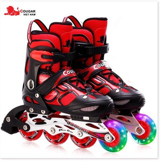 Giày Patin tặng mũ và đồ bảo hộ (5 đến 14 tuổi), Giày Trượt batin Trẻ Em Cao Cấp. HOT SALE tới 50%