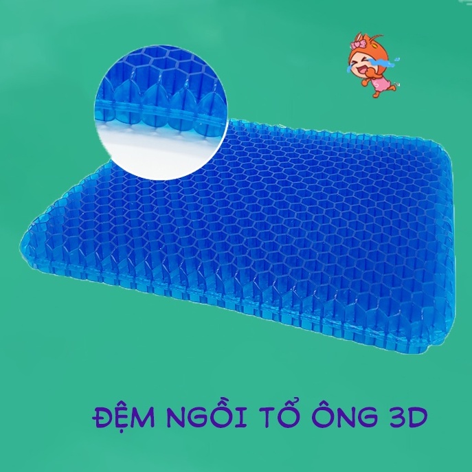 Đệm Ngồi Gel Silicon, Đệm 3D Thoáng Khí Trên Ô Tô Tiện Dụng - CARZONE