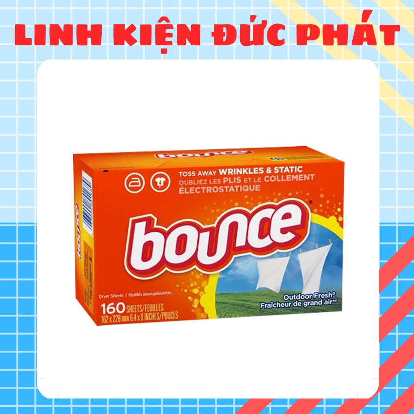 (TÁCH LẺ) GIẤY THƠM QUẦN ÁO BOUNCE MỸ VÀ LÀM MỀM VẢI