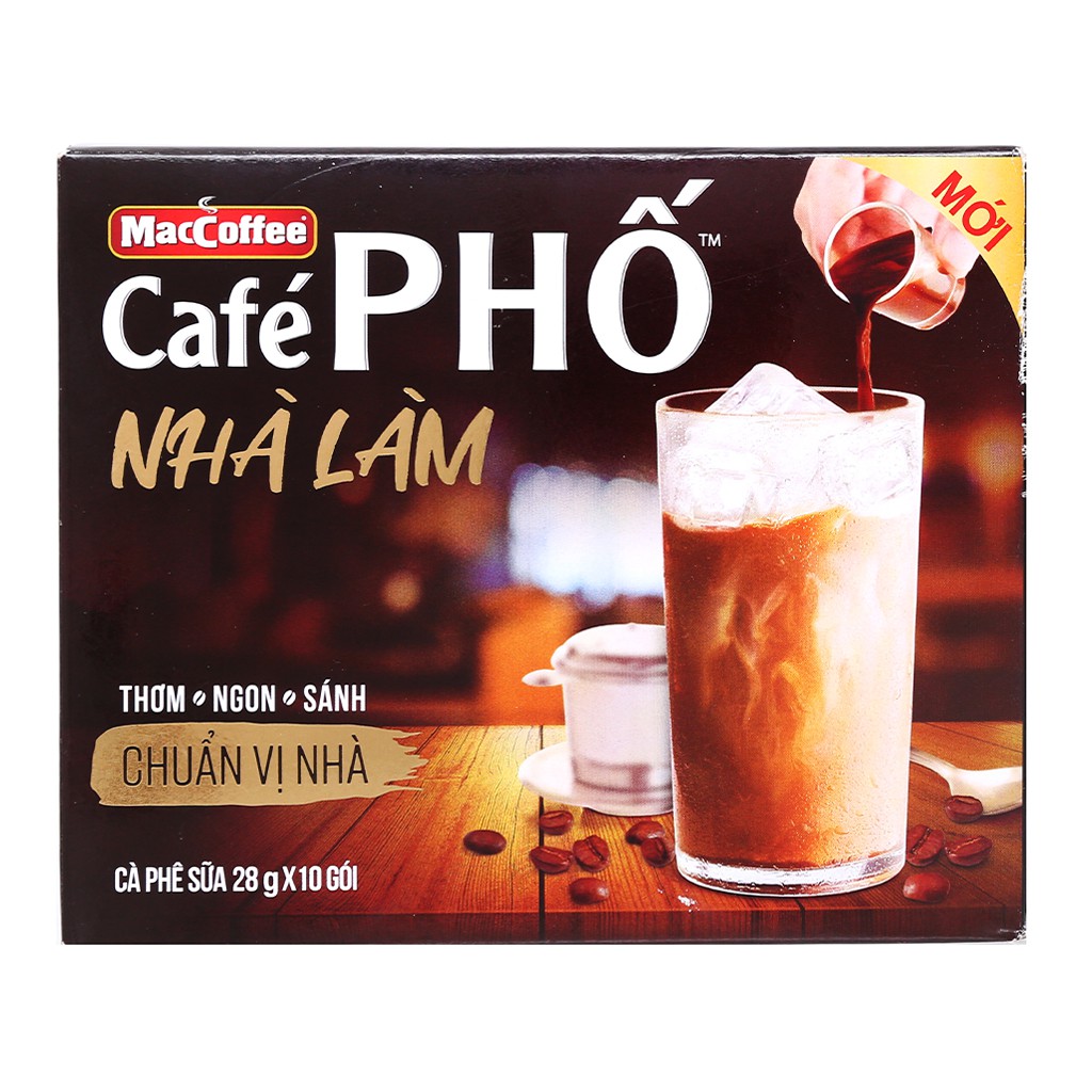 Cà phê sữa MacCoffee Café Phố nhà làm 280g