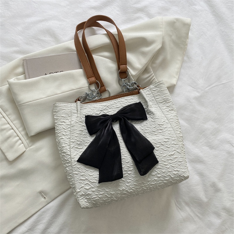 Túi Xách tote Cỡ Lớn Đính Nơ Xinh Xắn